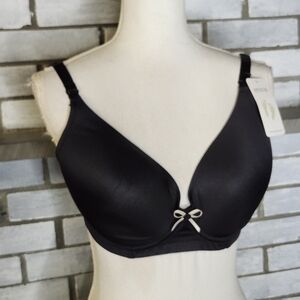 • NWT Spencer Nursing Maternity Bra Size 38D Black Wireless Adjustable Straps